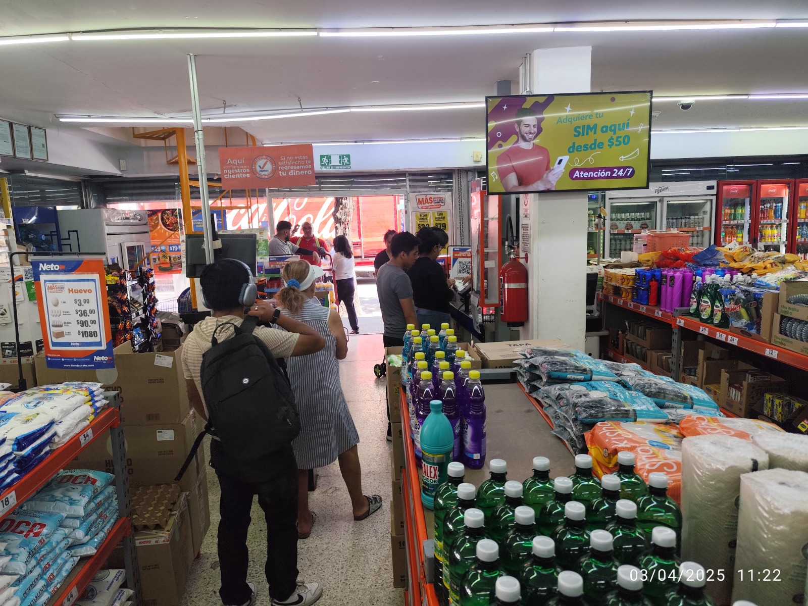 Pantalla digital interior Neto